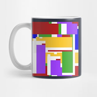 Colorful rectangles Mug